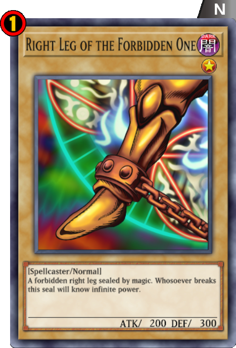 Right leg of the forbidden one